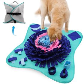 Snuffle Mat for Dogs Cats 25x25 inch Dog Snuffle Mat Interactive Feed Game for Boredom Encourages Natural Foraging Skills and Stress Relief for Small