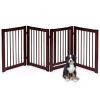 30 Inch Configurable Folding 4 Panel Wood Fence