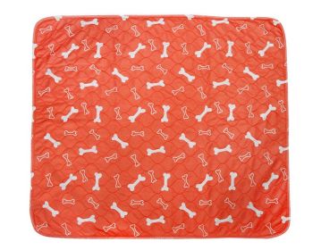 Three-layer Waterproof Pet Absorbent Pad (Option: Orange-M)