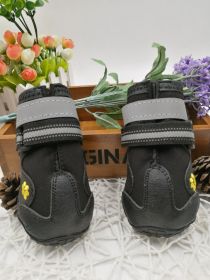 Pet shoes wear dog shoes (Option: black-5)