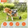 VEVOR 2 Wheels Dog Wheelchair for Back Legs, Pet Wheelchair Lightweight & Adjustable Assisting in Healing, Dog Cart/Wheelchair for Injured, Disabled,