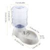 3.5L/1Gal Pet Water Dispenser Self-Dispensing Gravity Pets Water Feeder Automatic Pet Waterer Cat Dog